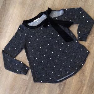 Stitch Fix LeLis Theodore Velvet Cold Shoulder Top